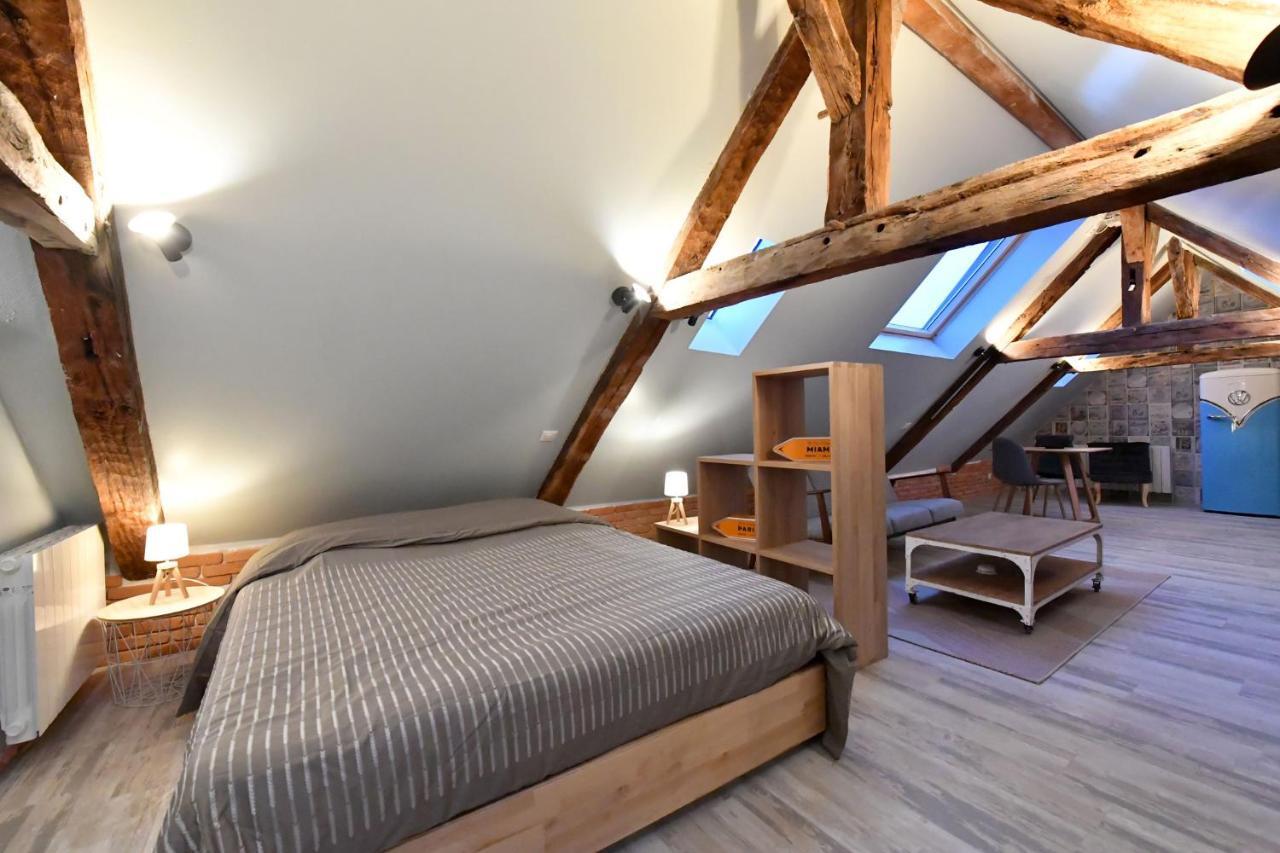شقة Loft Sous Les Combles - Loft Under The Rafter روديه المظهر الخارجي الصورة