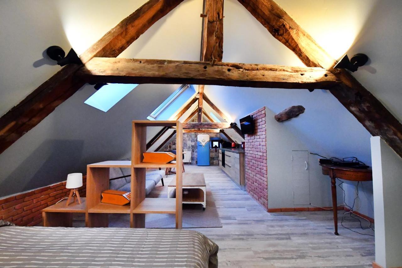 شقة Loft Sous Les Combles - Loft Under The Rafter روديه المظهر الخارجي الصورة