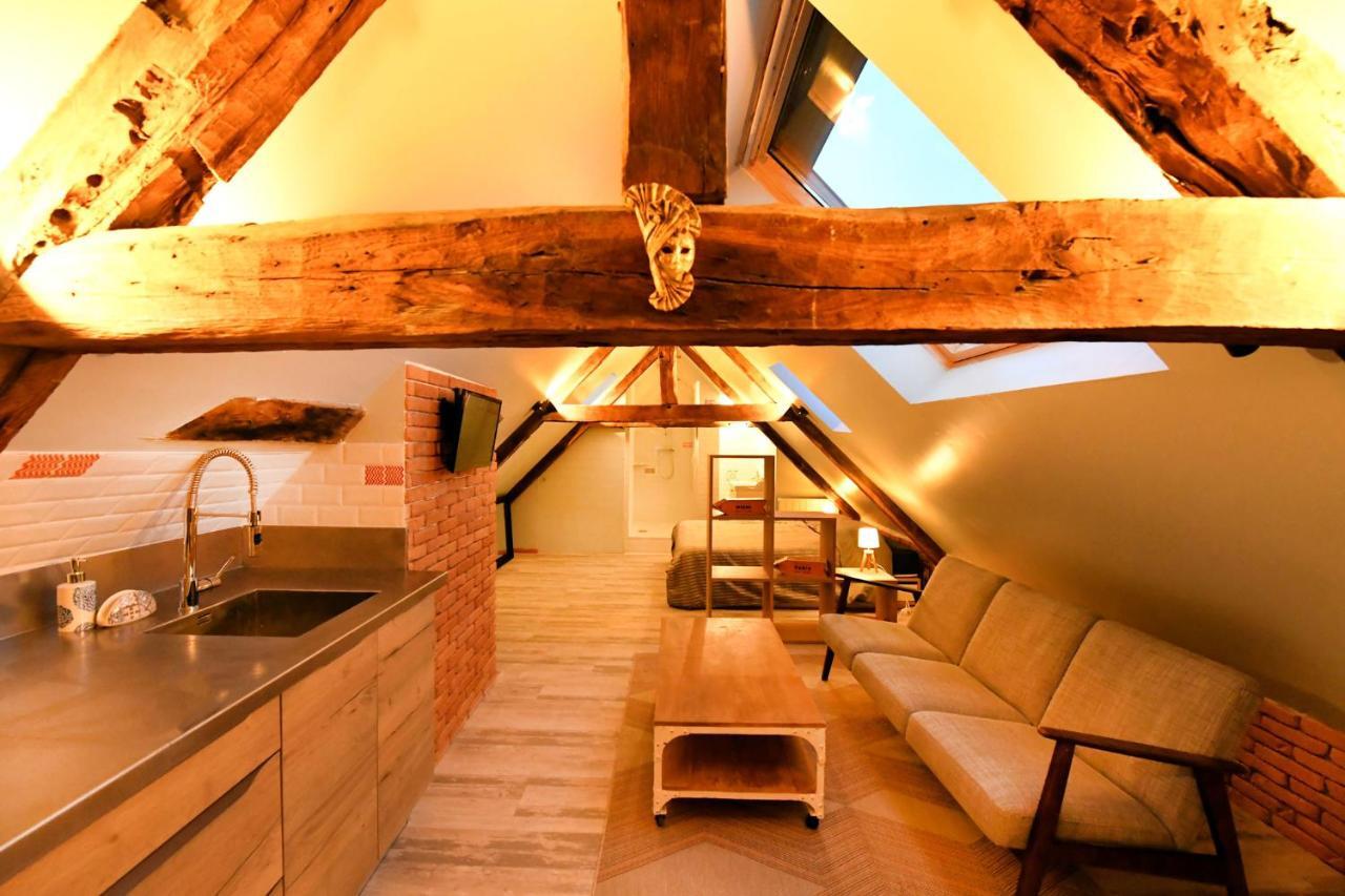 شقة Loft Sous Les Combles - Loft Under The Rafter روديه المظهر الخارجي الصورة